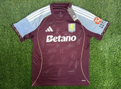 Genuine aston villa signed - aston,