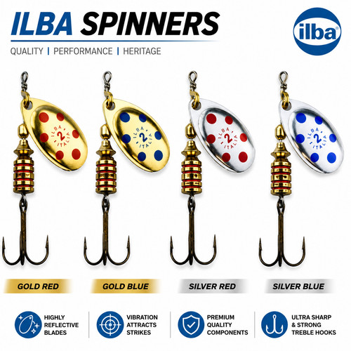 Ilba spinners trout salmon - ilba,