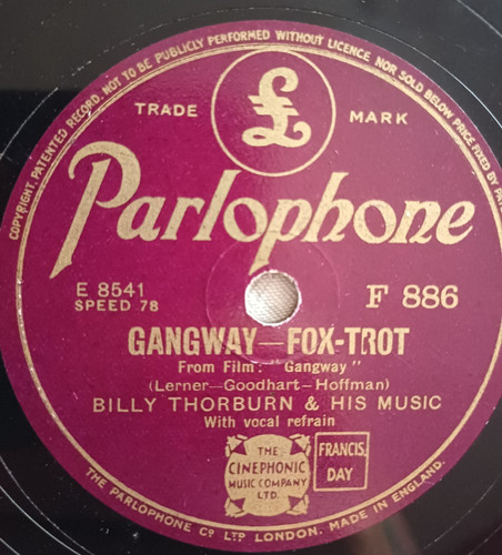 Billy thorburn gangway - thorburn,
