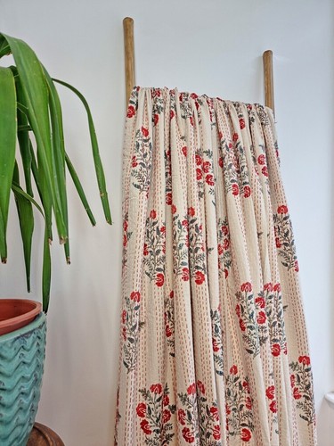 Indian handmade cotton kantha - handmade,