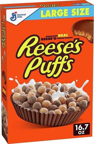 Reese puffs cereal large - puffs,