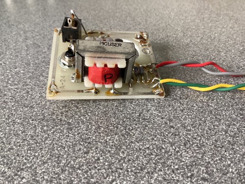 Audio transformer output - -,