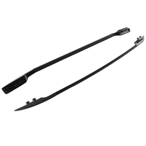 Aluminium black roof rails - aluminium,