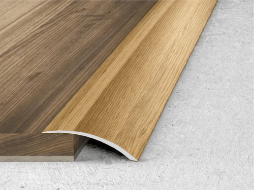 Wood effect door threshold bar - door,