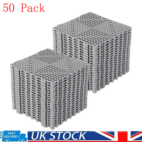 Pack plastic floor tiles - 50,