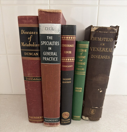 Book lot vintage medical - 5,