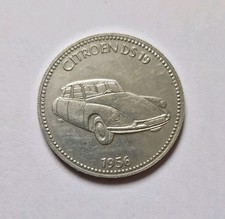 Shell Historic Cars Citroen  DS19 1956 Token Coin Automobilia