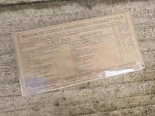 New Sealed 24hr MRE French