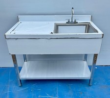 Commercial/Restaurant kitchen Stainless Steel Sink 1.2m Single Bowl+Drainboard 