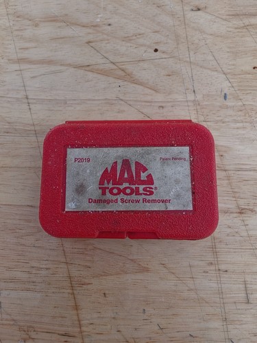 Mac tools out damaged - damaged, screw