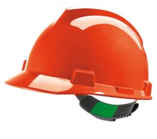 MSA V-GARD SAFETY HELMET ORANGE