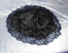 Stunning  vtg  silky  black
