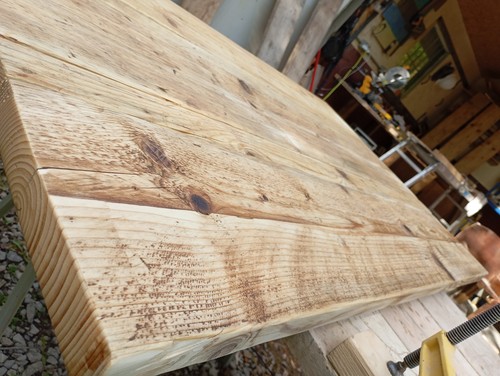 Bespoke table top - top, handmade