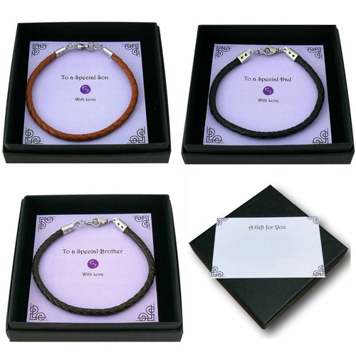 Leather bracelets for men - leather,