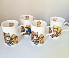 Roy kirkham bone china mugs - 4x,