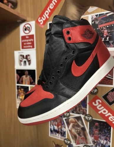 Retro air jordan bred satin - air,