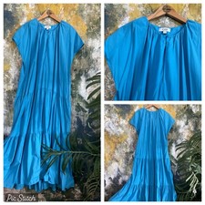 WOMENS DRESS BY COS MAXI BLUE