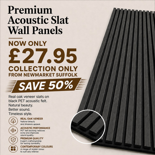 Slats wall panels - slats, oak