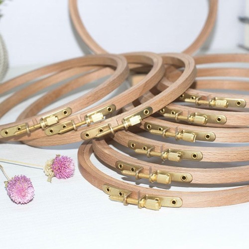 Wooden bamboo embroidery - wooden,