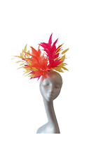 Hawaii - Tropical feather Fascinator ASCOT WEDDING