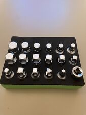 United TOOLS 18PC 3/8 DR MASTER DRAIN PLUG KEY SET Sump Sockets Torx Hex Splines