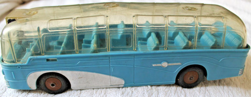 Vintage mettoy playthings bus - mettoy,