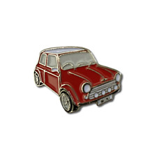 Red Mini Car Enamel Pin Badge Lapel