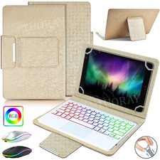 Backlit Touchpad Keyboard Case Mouse For Amazon Fire Max 11 2023/Fire HD 10 13th