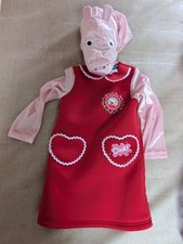 3-4years Peppa Pig Dress Up Outfit with Head and Teddy Costume