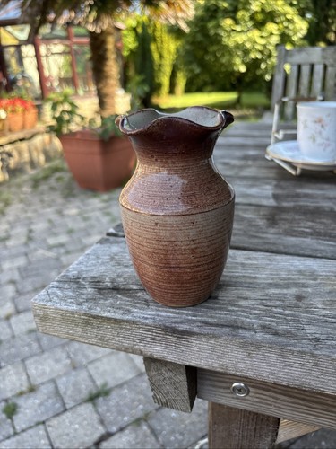 Poole pottery glazed beige - glazed,