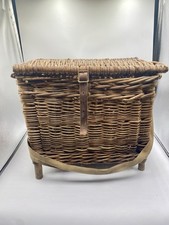 Vintage Fishing Basket With