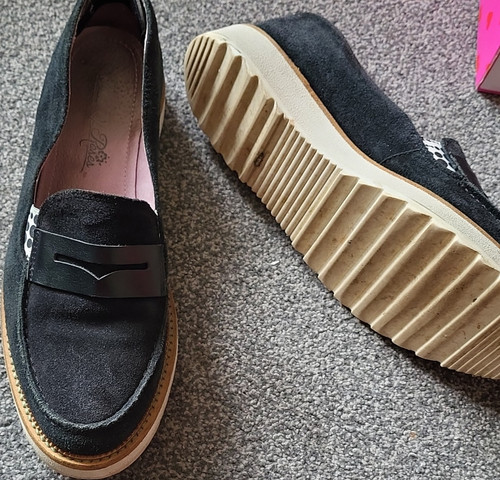 Women black suede - women’s, slip-on