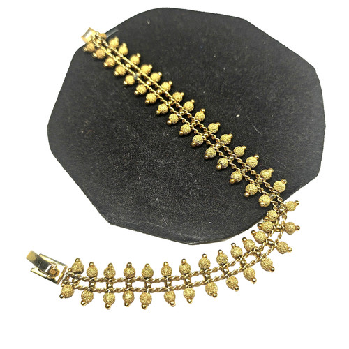 Vintage gold tone textured - gold,