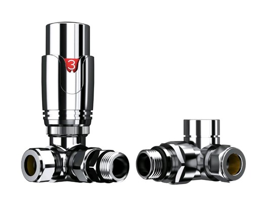 Corner trv radiator valve pack - corner,