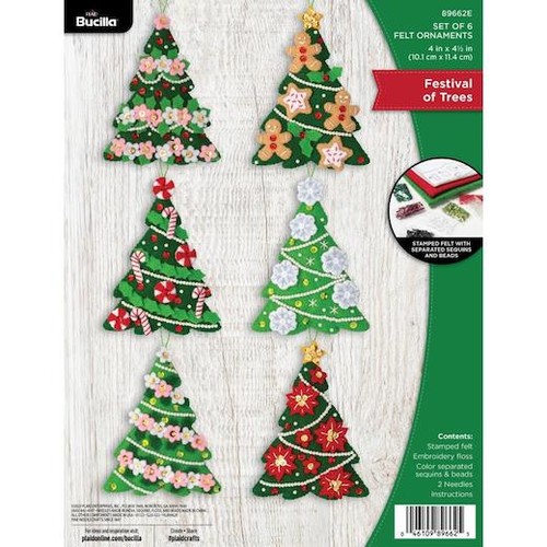 Bucilla felt ornaments - felt,