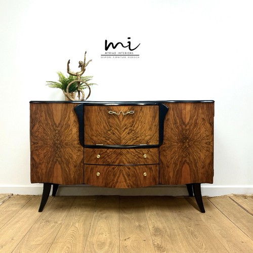 Refinished black art deco - art,