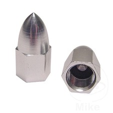 Valve Caps Aluminium Silver 21 X 10mm Fits Triumph Speed Triple 1997-2019