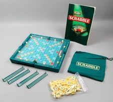 Mattel Travel Scrabble Game Compact Edition (10+) - Complete (No Box)