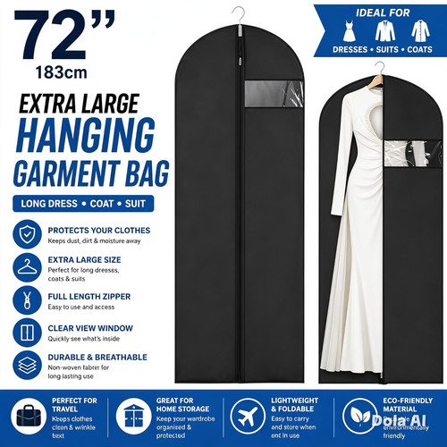 Hanging suit long dress - hanging,