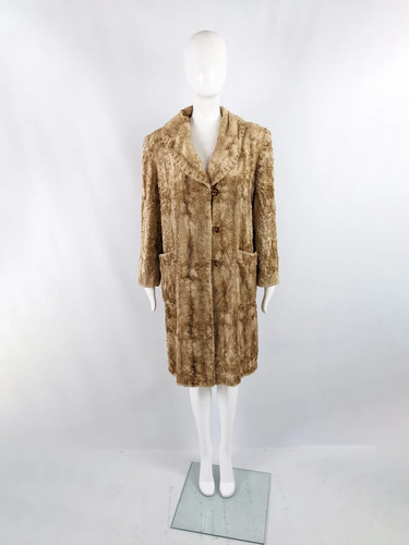 Vintage iceberg faux fur coat - faux,