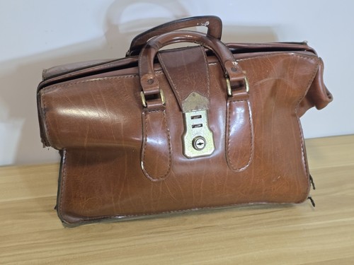 Vintage brown leather doctors - vintage,