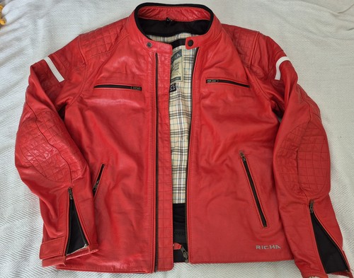 Richa red men leather - richa, men's