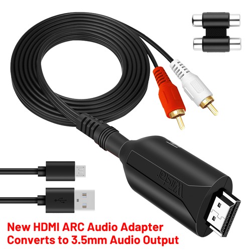 Hdmi arc 5mm rca - hdmi,