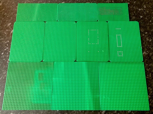 Lego green plate baseplate - green,