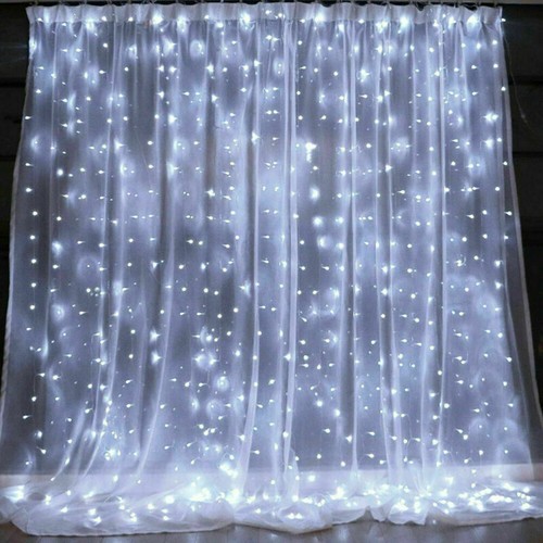 300 led curtain fairy lights - curtain,