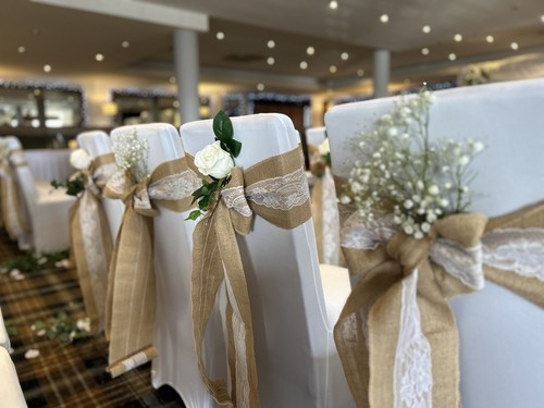 Lace hessian burlap jute - hessian,