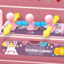 Pink Mini Doll Grabber Machine Cool Light Music Electric Eggshell Grabber Ga HOT