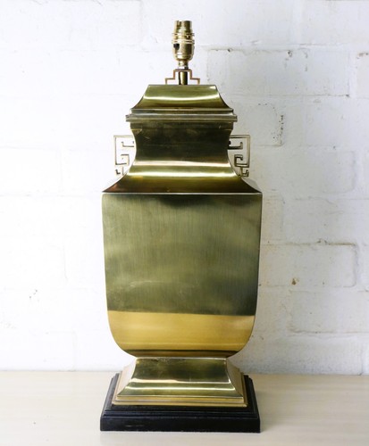 Table lamp large brass - table, a