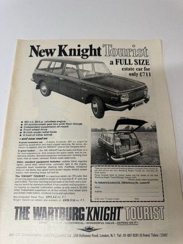 Original vintage 1969 wartburg - original,