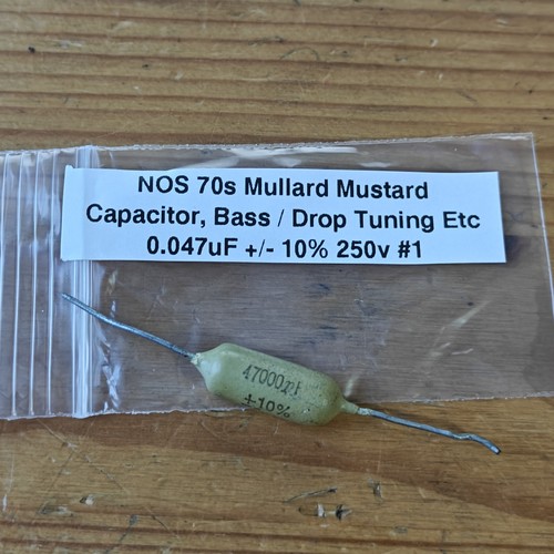 Nos mullard mustard cap - nos,